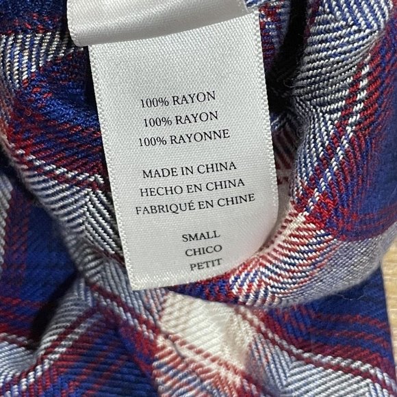 Rails Shirt Womens Small Blue Red Plaid Button Front Long Sleeve Top Soft - Picture 6 of 13